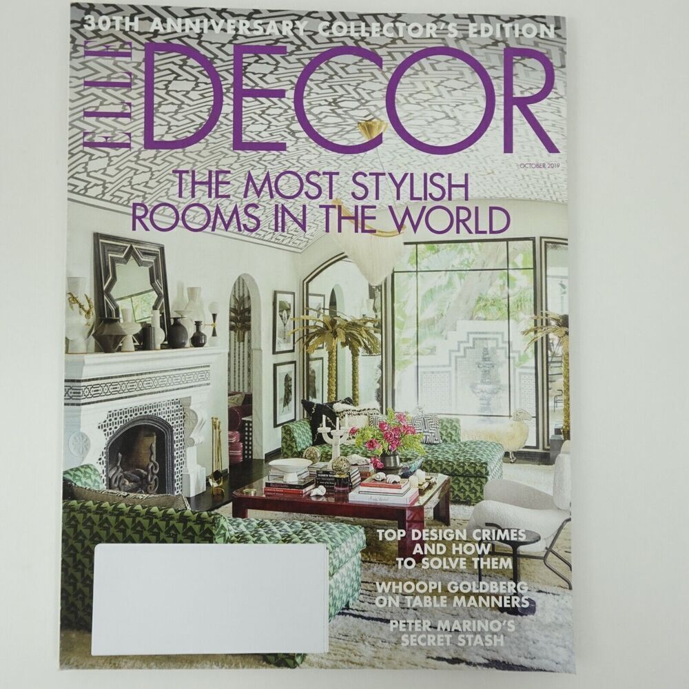 Elle Decor Magazine October 2019 The Most Stylish Rooms In The World